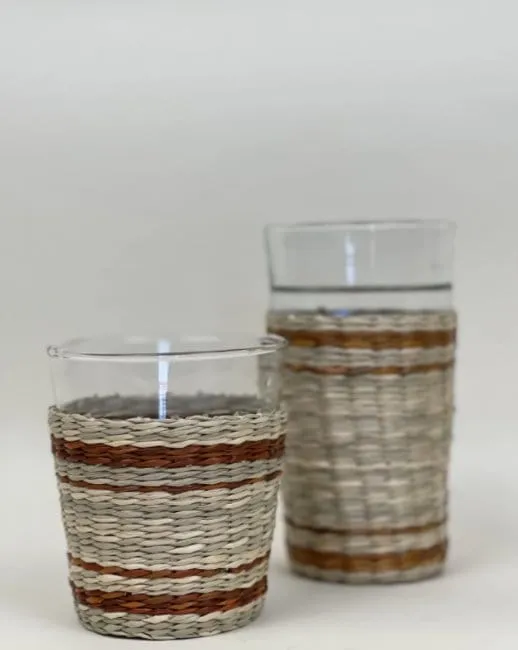 Seagrass Striped Wide Tumbler