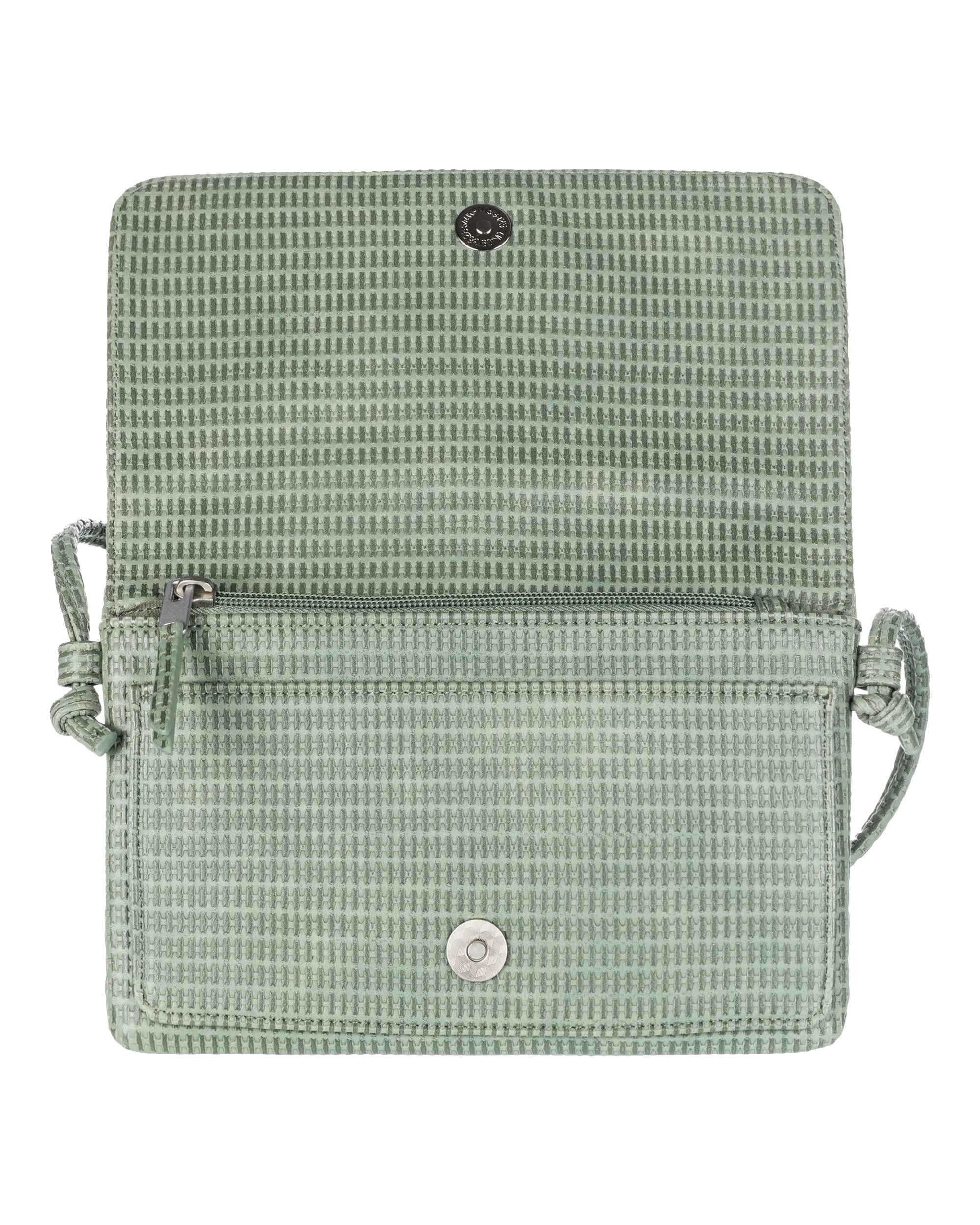 Singing Waves Crossbody Bag in Agave Green