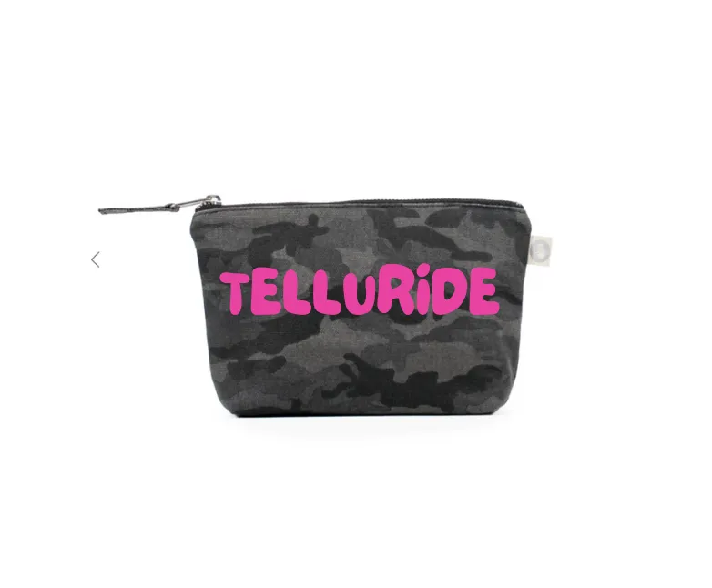 SKI  - Park City or your Favorite Ski Location Makeup Bag