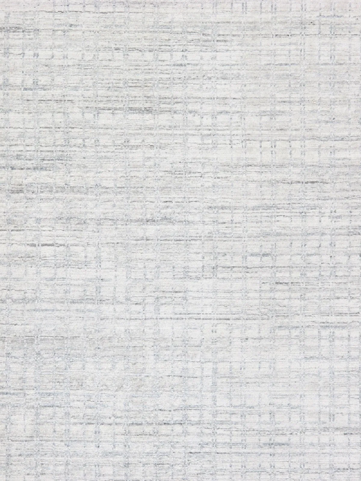 Slate Collection Hand-Loomed Silk & Wool Ivory/Blue Area Rug-12' 0" X 15' 0"