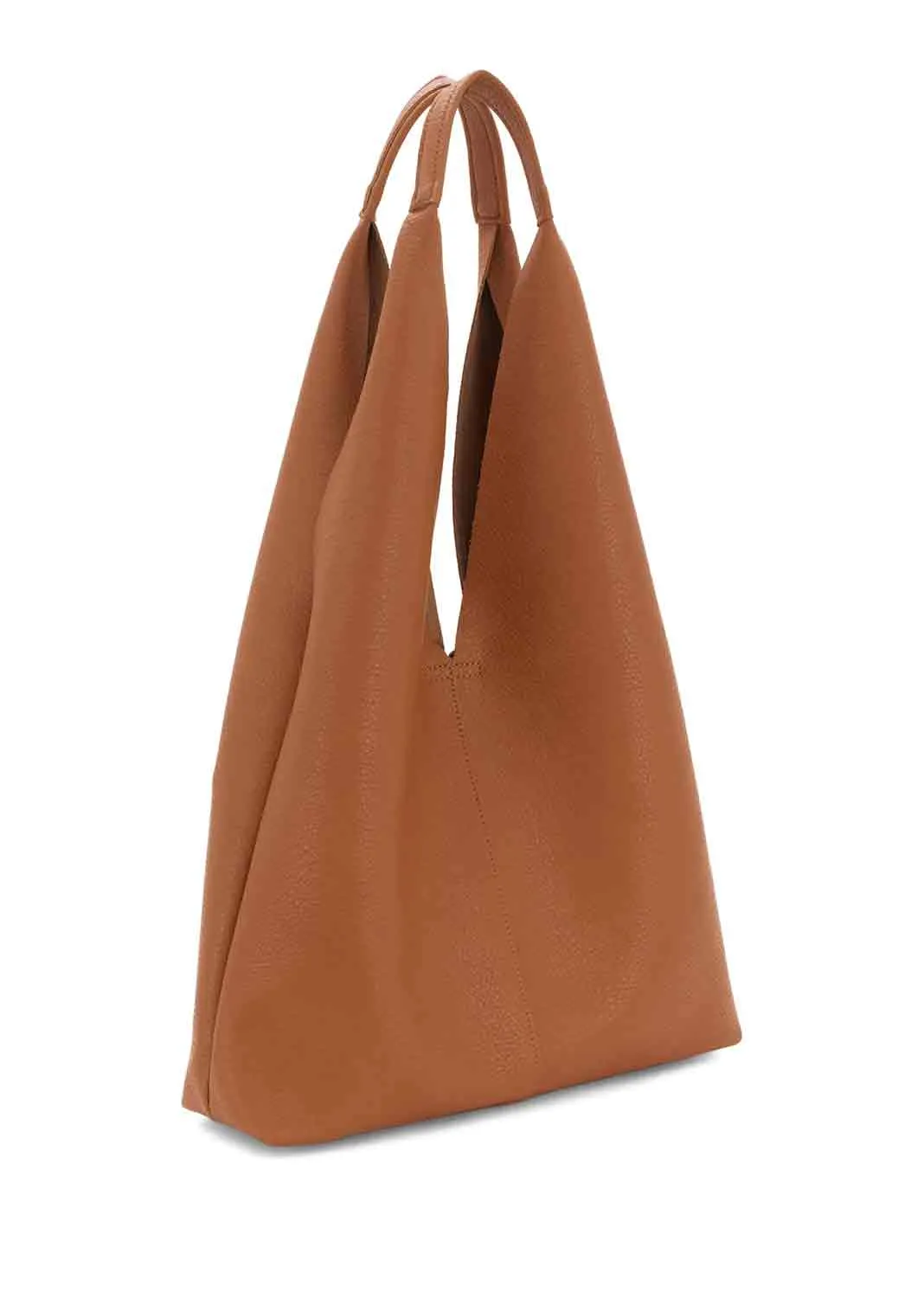 Slouchy 2 in 1 Tote Bag Tan