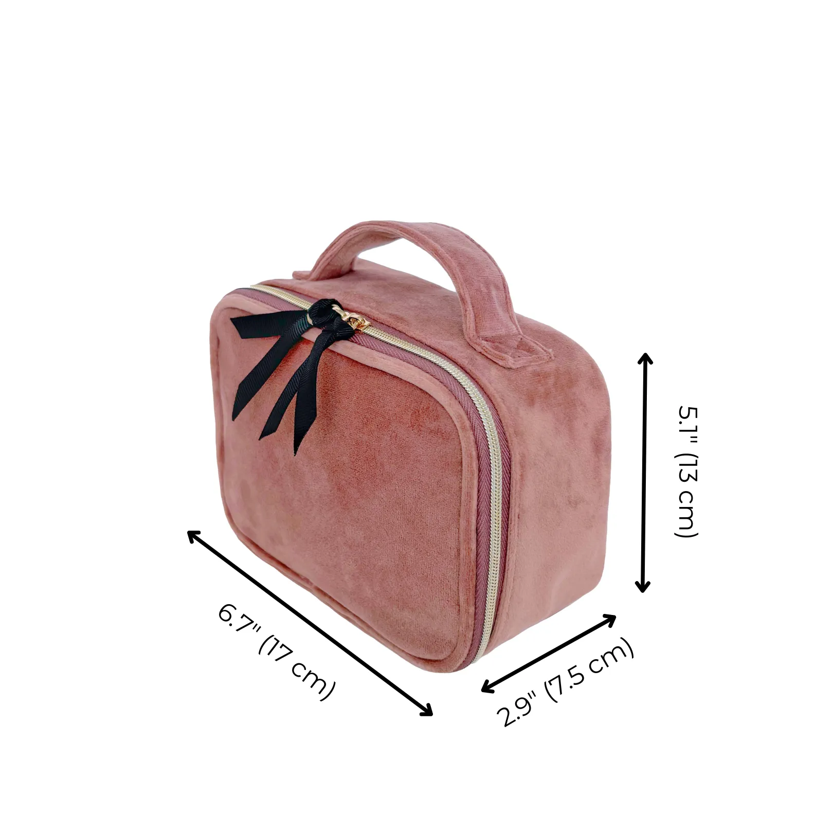 Small Beauty Box, Pink Velvet