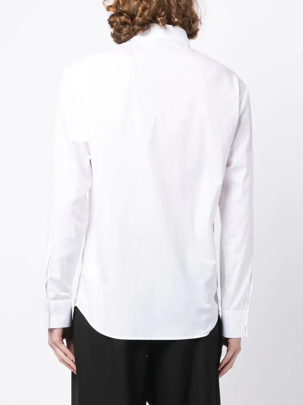 Smocking Detail Long Sleeve Shirt