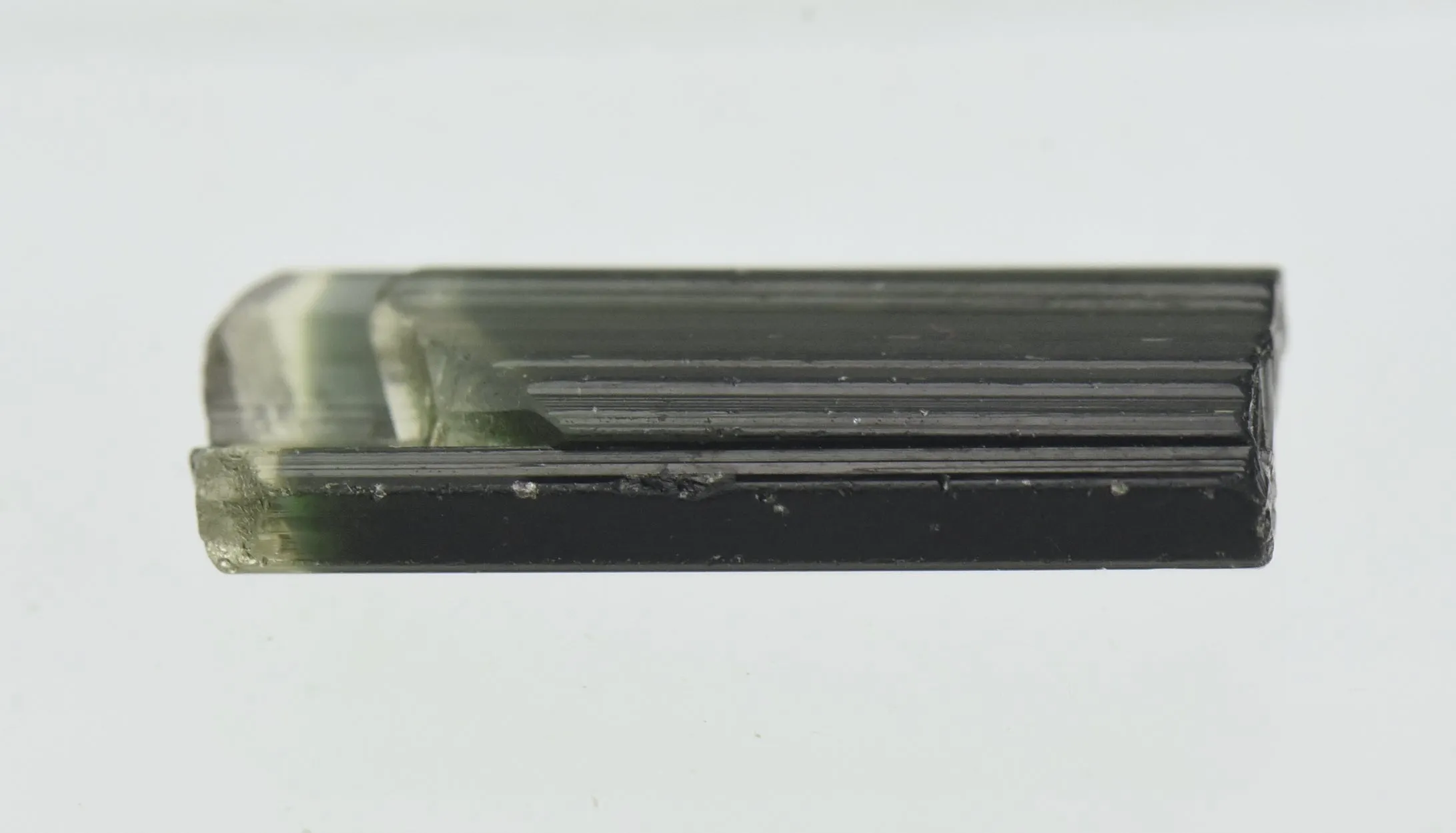 Stunning Color Zoned Flat Twin Tourmaline Crystal Specimen - Afghanistan