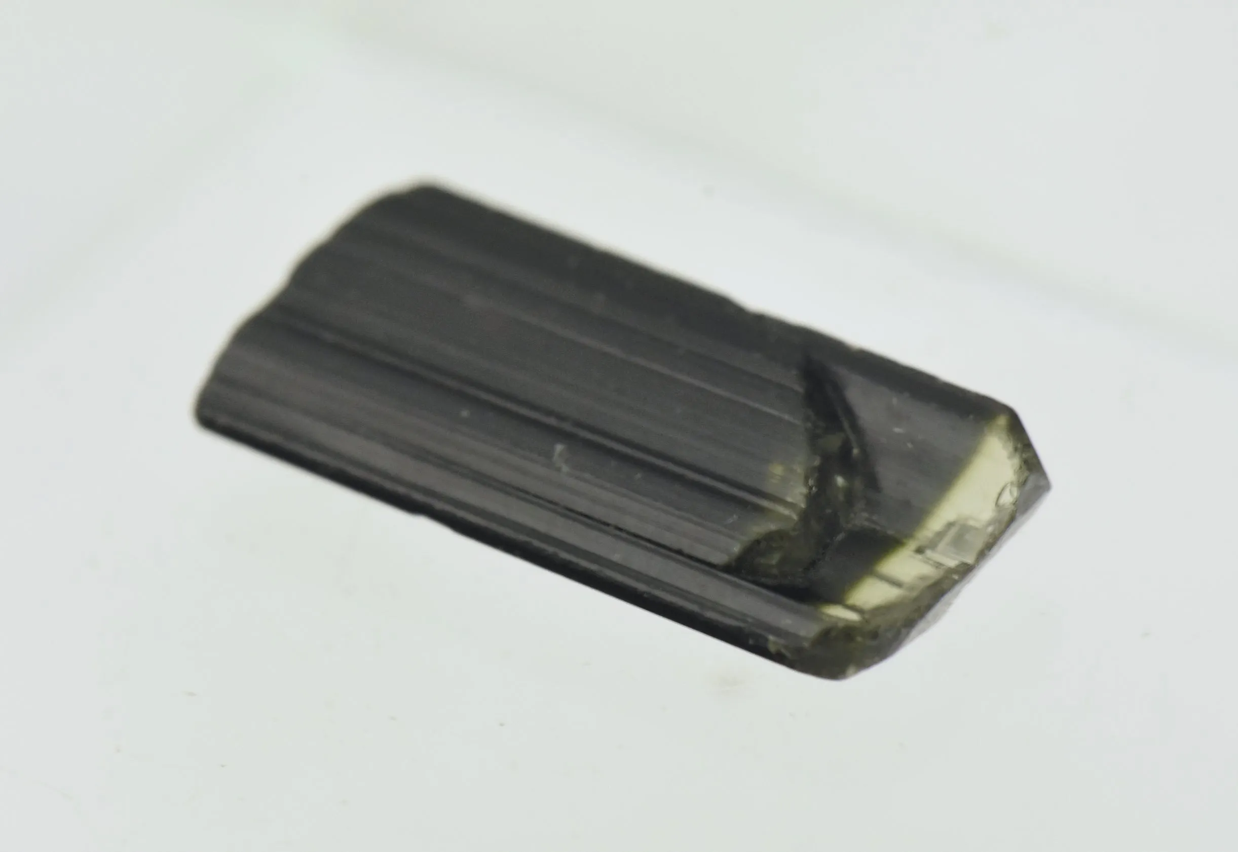 Stunning Color Zoned Flat Twin Tourmaline Crystal Specimen - Afghanistan