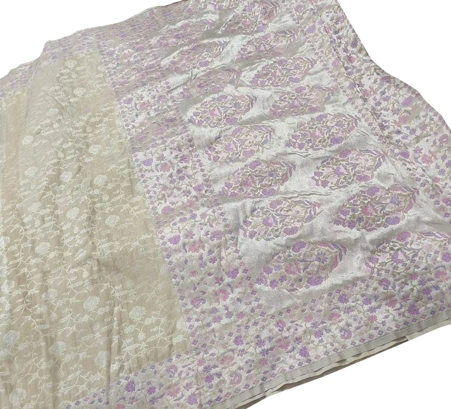 Stunning Dyeable Banarasi Tussar Georgette Saree