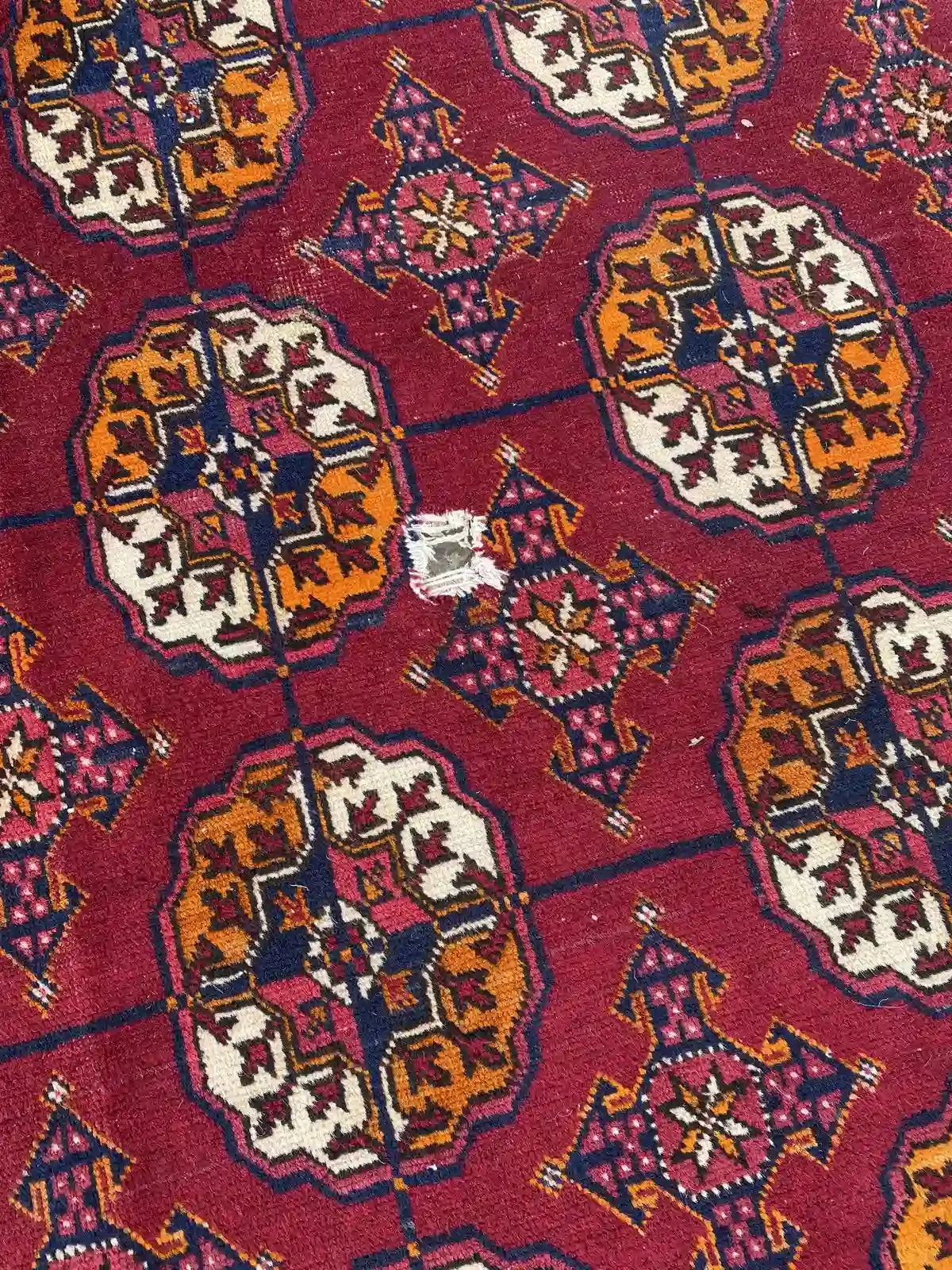 Stunning Hand Knotted Turkoman Tekke Rug - 6.9' x 10.9'