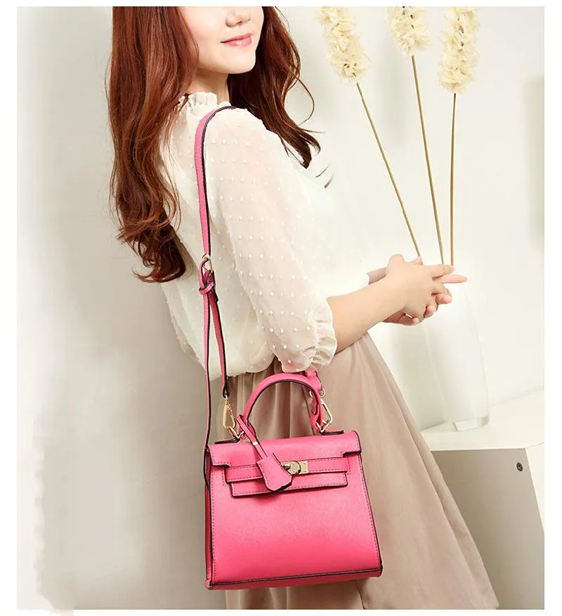 Stunning Padlock Birkin Inspired With Scarf - White