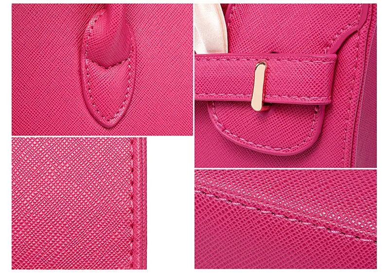 Stunning Padlock Birkin Inspired With Scarf - White