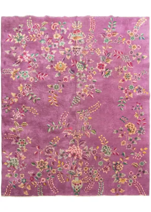 Stunning Purple Chinese Deco Rug - 8' x 9'6