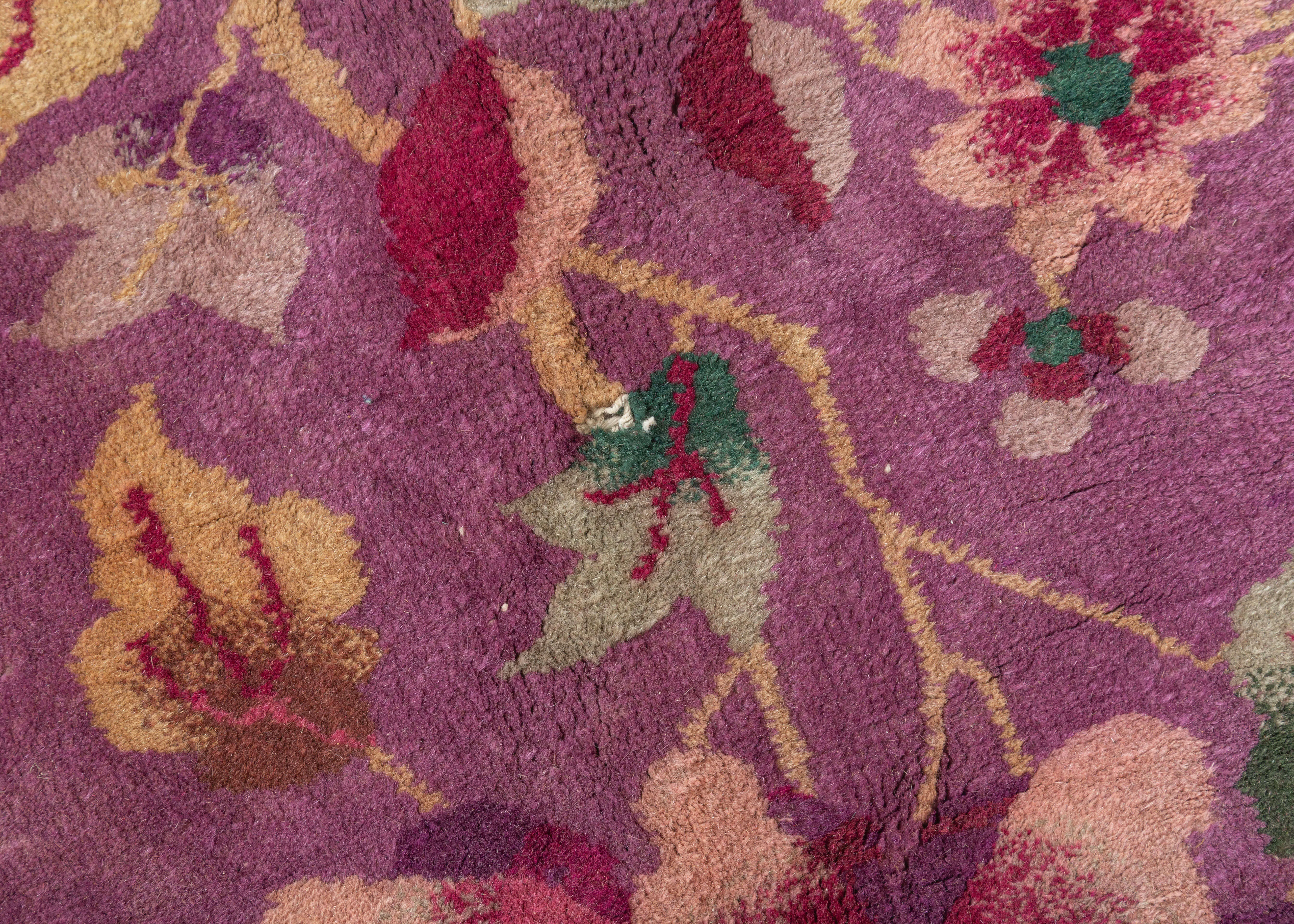 Stunning Purple Chinese Deco Rug - 8' x 9'6