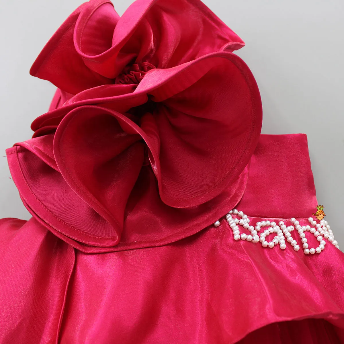 Stunning Swirl Ruffled One Shoulder Layered Dress