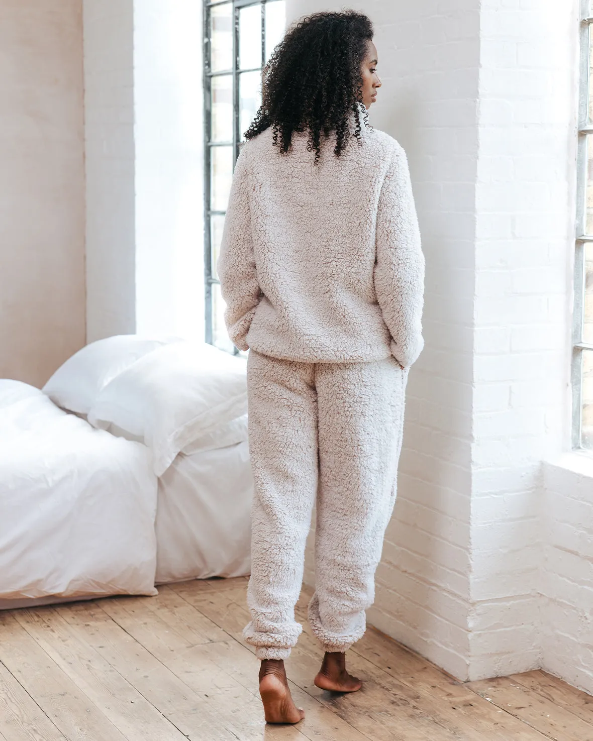 Teddy Fleece Sweatshirt & Jogger Co-ord