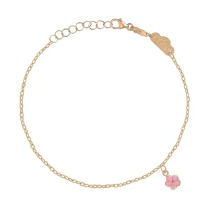 The Pink Flower Bracelet