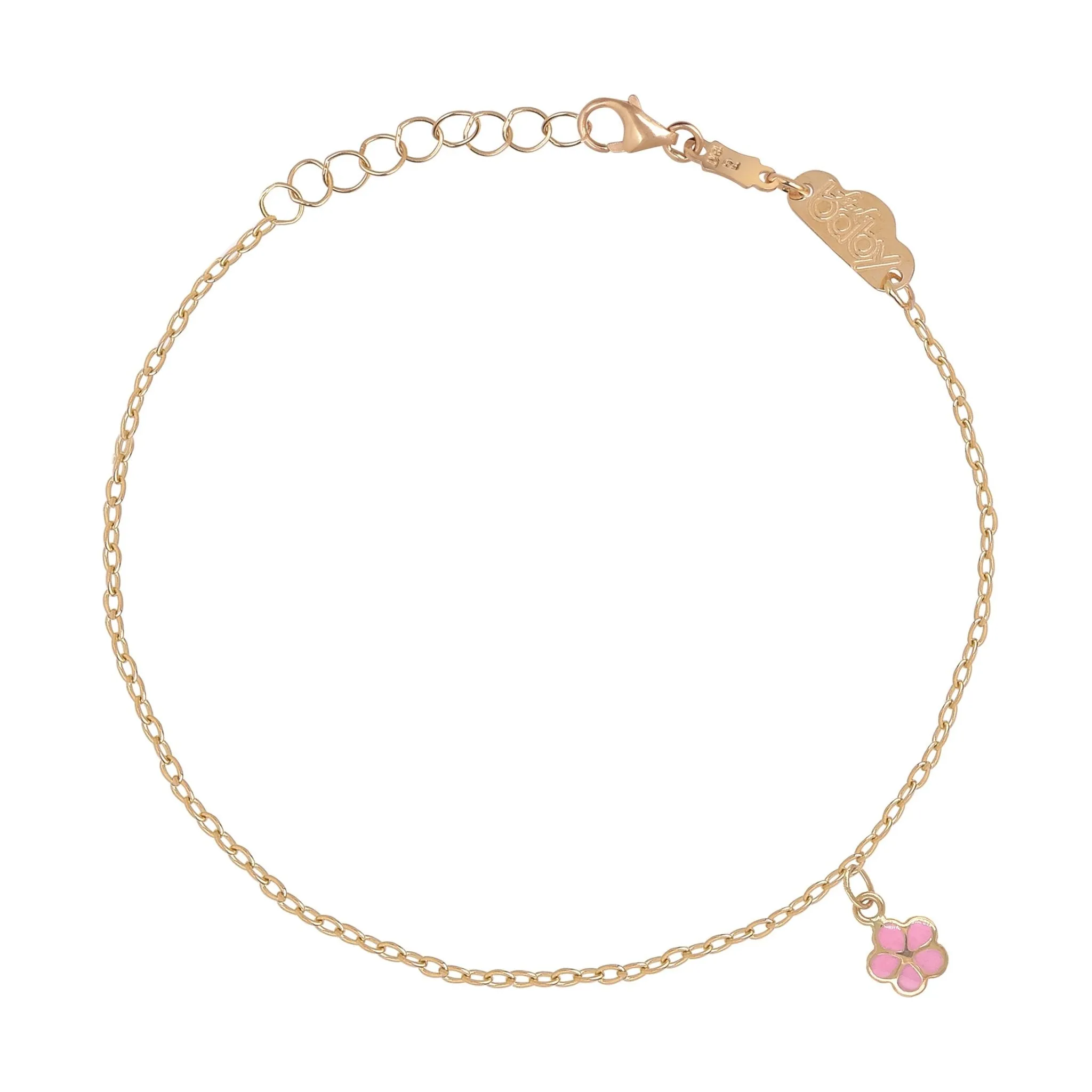 The Pink Flower Bracelet
