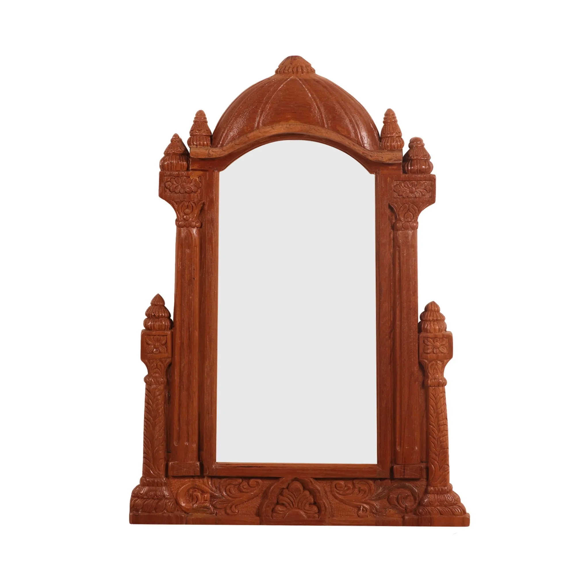 Traditional Mandir Long Style Mirror Frame