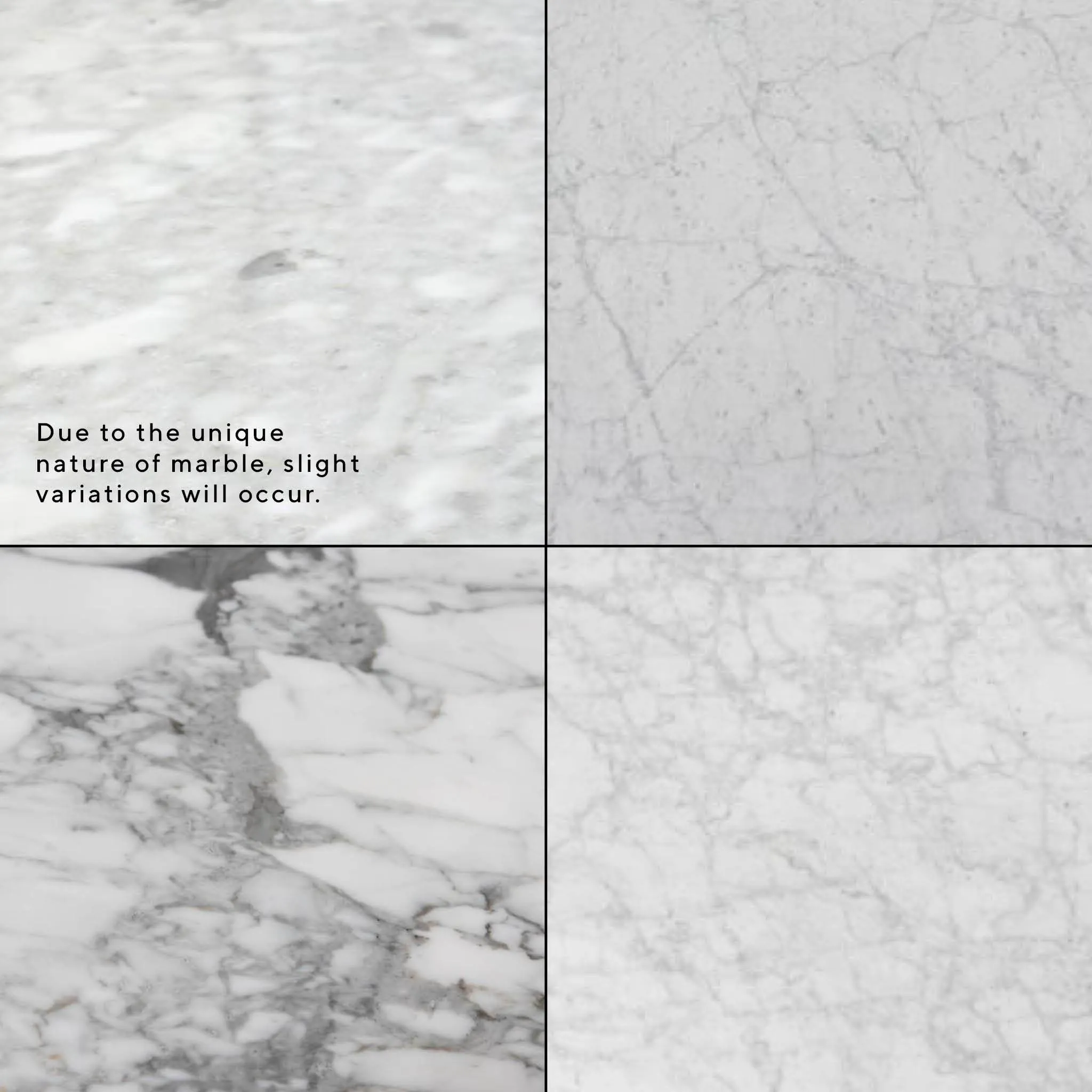 Tulip 100cm Round Marble Dining Table - Aluminium