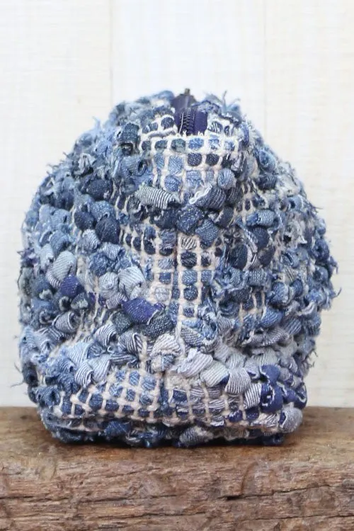 Up Cycled Denim Makeup Bag