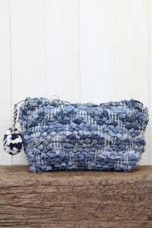 Up Cycled Denim Makeup Bag