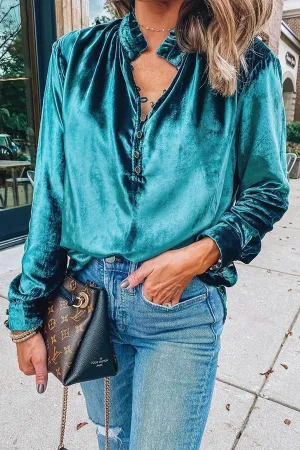 Vegas Babe Luxurious Velvet Top