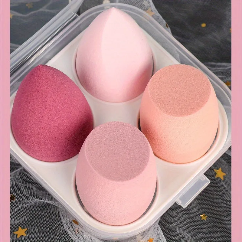 Versatile 4-in-1 Makeup Sponges
