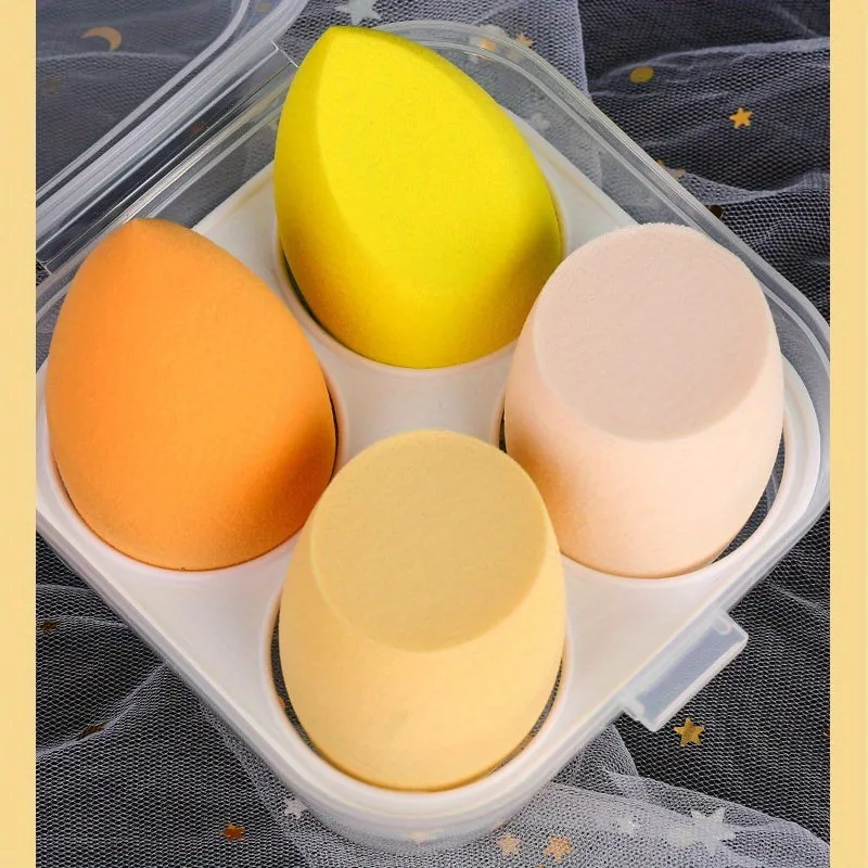 Versatile 4-in-1 Makeup Sponges
