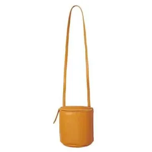 Vintage Solid Color and Zip Design Crossbody Bag For Women - Brown